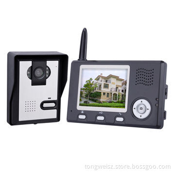 Video door phone with 2.4GHz digital frequency hopping and encryption technology, clear night visionNew